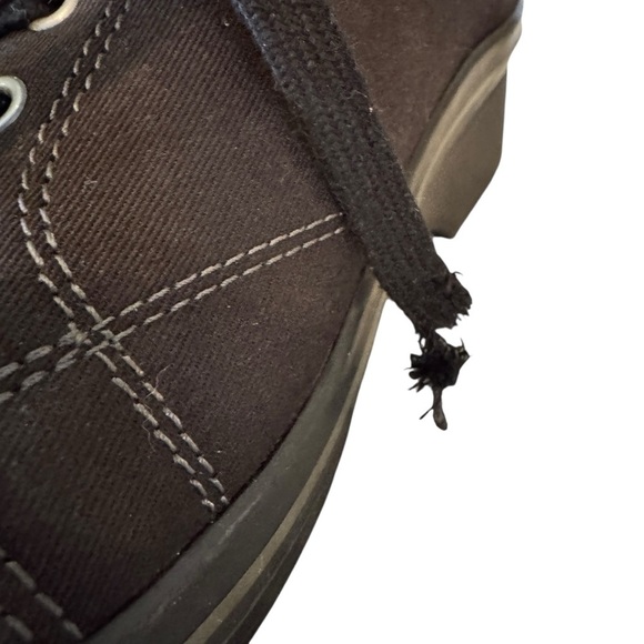 Dansko Vegan Veda Canvas Black Lace-Up Clog Sneakers, Size 40 (9.5-10) - Picture 9 of 10